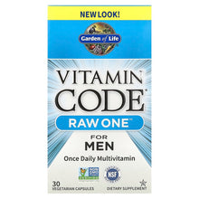 Load image into Gallery viewer, Garden of Life Vitamin Code RAW One™ Once Daily Multivitamin For Men
