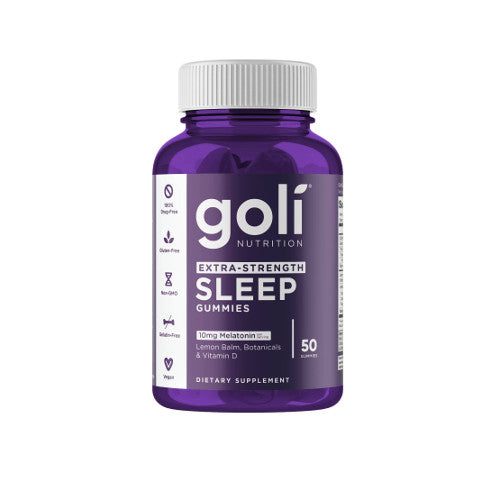 Goli Nutrition Sleep Extra Strength 50 Gummies