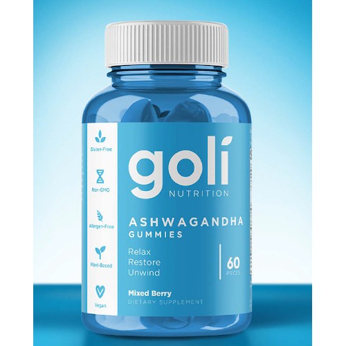 Goli Nutrition Ashwagandha Gummies 60 Gummies