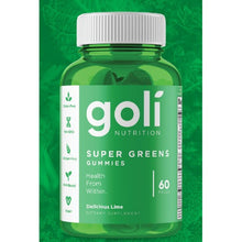 Load image into Gallery viewer, Goli Nutrition Supergreens Gummies 60 Gummies
