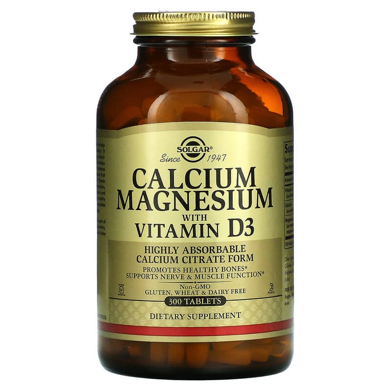 Solgar Calcium Magnesium with Vitamin D3