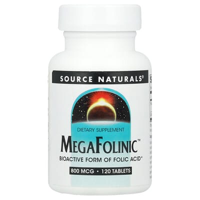 Source Naturals MegaFolinic™ 800 mcg