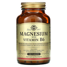 Load image into Gallery viewer, Solgar Magnesium with Vitamin B6
