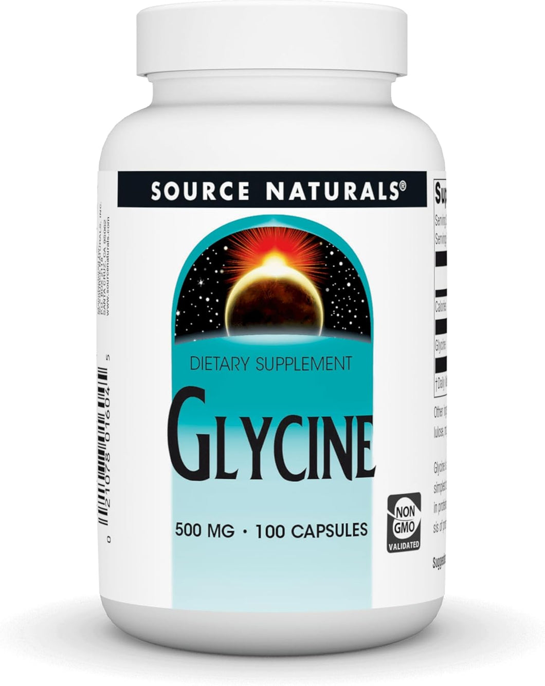 Source Naturals Glycine 500 mg
