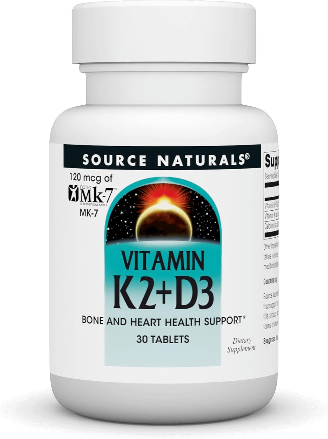 Source Naturals Vitamin K2 + D3