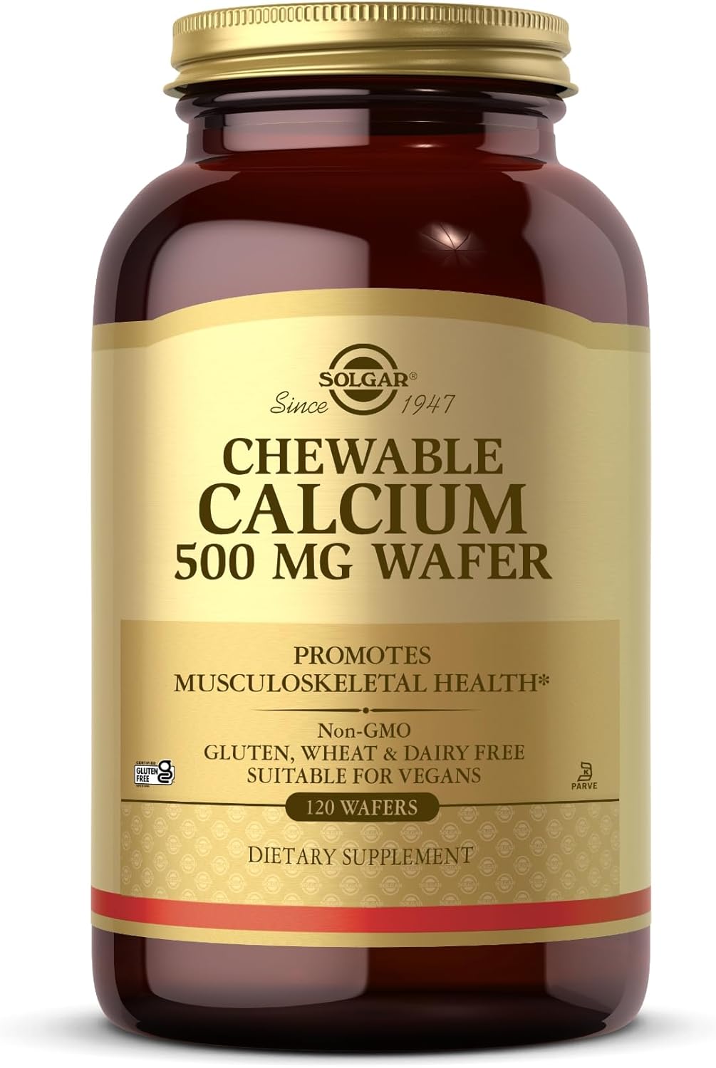 Solgar Chewable Calcium 500 mg 120 Wafers