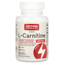 Load image into Gallery viewer, Jarrow Formulas L-Carnitine 500mg
