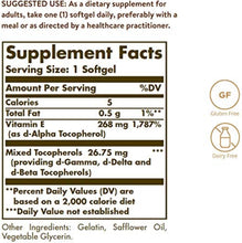 Load image into Gallery viewer, Solgar Naturally Sourced Vitamin E d-Alpha Tocopherol Plus d-Gamma Tocopherol d-Delta Tocopherol and d-Beta Tocopherol
