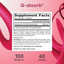 Load image into Gallery viewer, Jarrow Formulas Q-Absorb 100 mg

