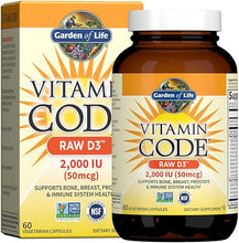 Load image into Gallery viewer, Garden of Life Vitamin Code® RAW D3™ 2000 IU
