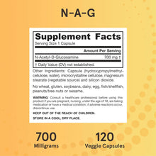 Load image into Gallery viewer, Jarrow Formulas N-A-G 700 mg 120 Veggie Capsules
