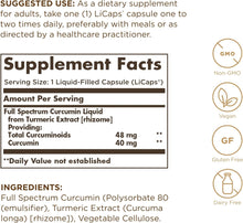 Load image into Gallery viewer, Solgar Full Spectrum Curcumin
