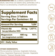 Load image into Gallery viewer, Solgar Magnesium with Vitamin B6
