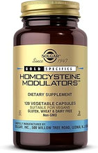 Load image into Gallery viewer, Solgar Gold Specifics Homocysteine Modulators 120 Vegetable Capsules
