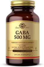 Load image into Gallery viewer, Solgar GABA 500 mg
