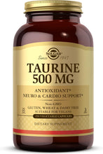 Load image into Gallery viewer, Solgar Taurine 500 mg
