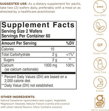 Load image into Gallery viewer, Solgar Chewable Calcium 500 mg 120 Wafers
