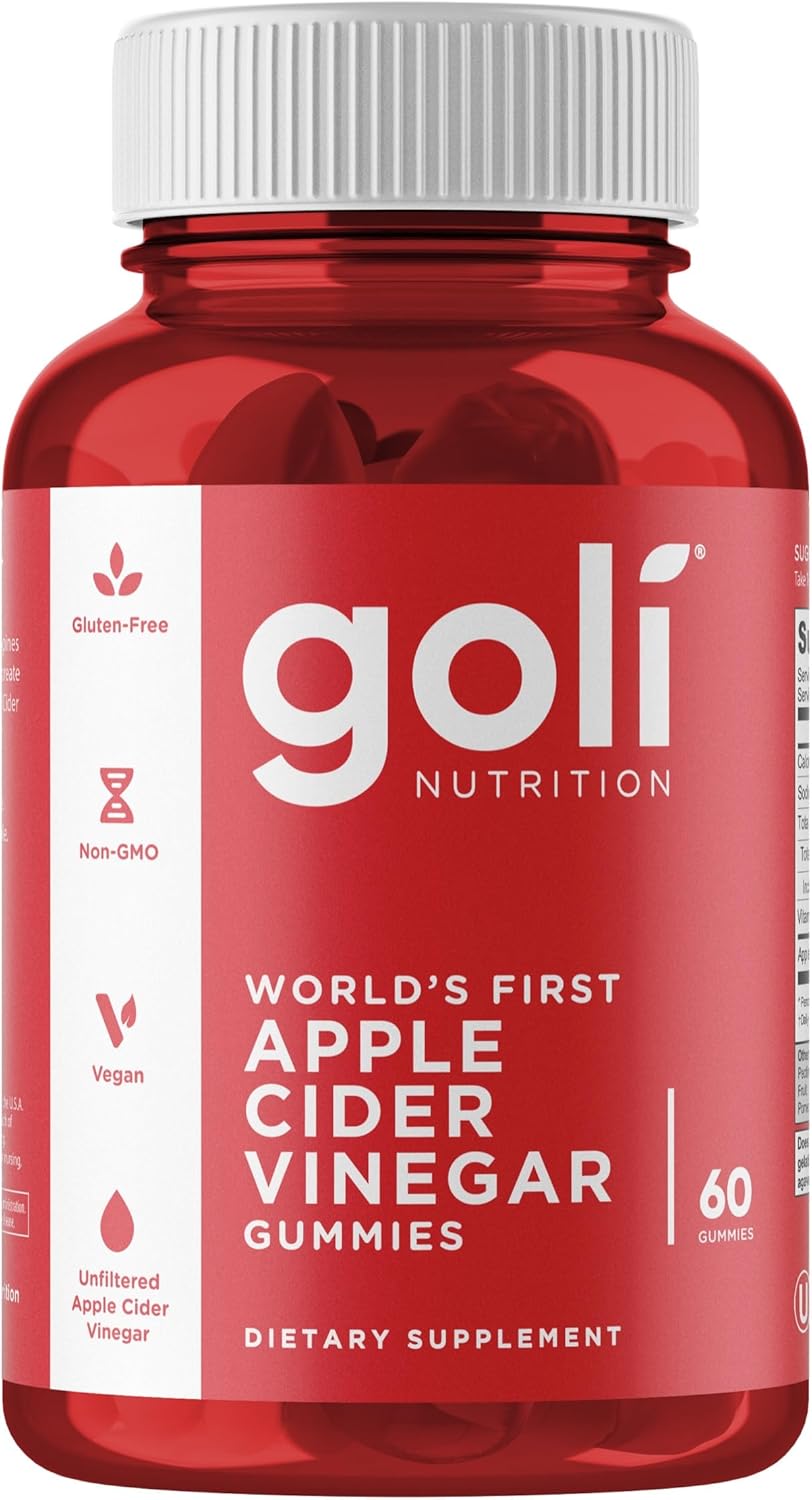 Goli Nutrition Apple Cider Vinegar Gummies 60 Gummies
