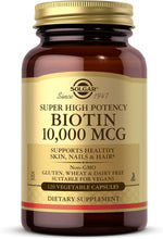 Load image into Gallery viewer, Solgar Super High Potency Biotin 10,000 mcg
