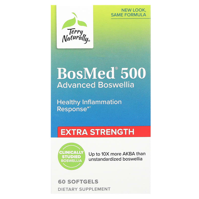 Terry Naturally BosMed 500 Advanced Boswellia Extra Strength 500 mg