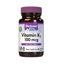 Load image into Gallery viewer, Bluebonnet Nutrition Vitamin K2 100 mcg
