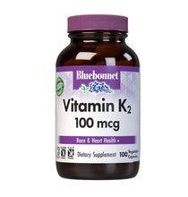 Load image into Gallery viewer, Bluebonnet Nutrition Vitamin K2 100 mcg
