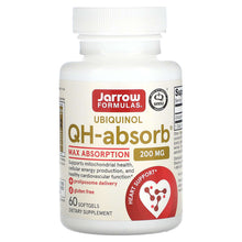 Load image into Gallery viewer, Jarrow Formulas Ubiquinol QH-absorb 200mg
