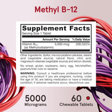 Load image into Gallery viewer, Jarrow Formulas Methyl B-12 Cherry - 5000mcg
