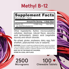 Load image into Gallery viewer, Jarrow Formulas Methyl B-12 Tropical - 2500mcg
