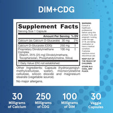 Load image into Gallery viewer, Jarrow Formulas DIM + CDG 30 Veggie Capsules
