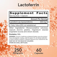 Load image into Gallery viewer, Jarrow Formulas Lactoferrin
