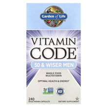 Load image into Gallery viewer, Garden of Life Vitamin Code® 50 &amp; Wiser Men Whole Food Multivitamin
