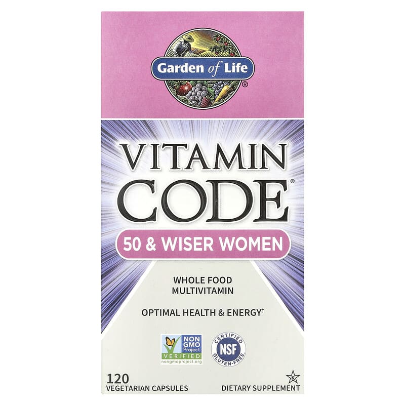 Garden of Life Vitamin Code® Whole Food Multivitamin For 50 & Wiser Women
