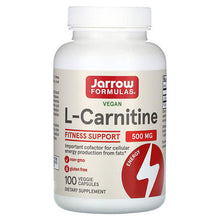 Load image into Gallery viewer, Jarrow Formulas L-Carnitine 500mg
