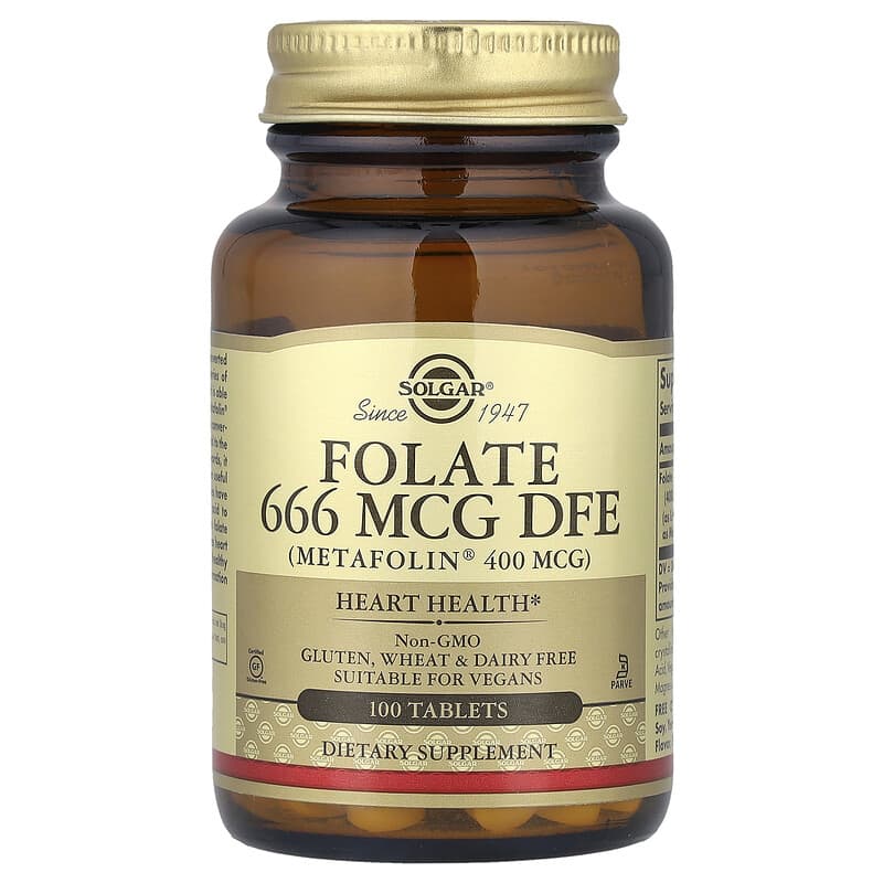 Solgar Folate DFE Tablets