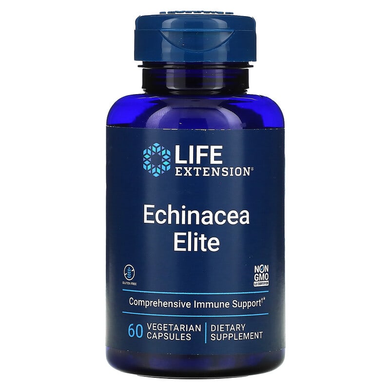 Life Extension Echinacea Elite 60 vegetarian capsules