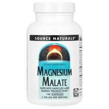Load image into Gallery viewer, Source Naturals Magnesium Malate Capsules
