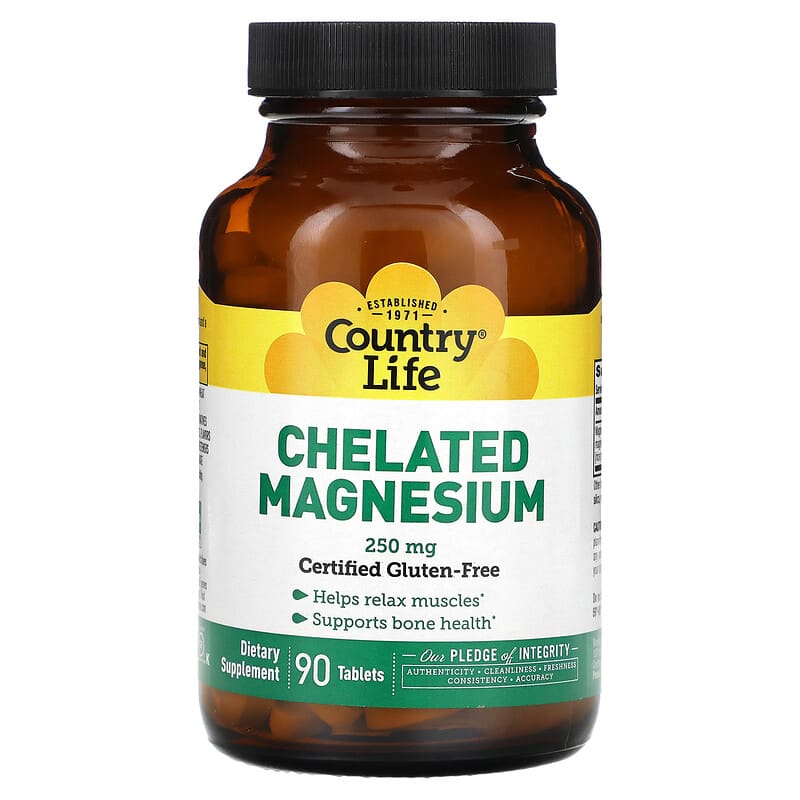 Country Life Chelated Magnesium 250 mg