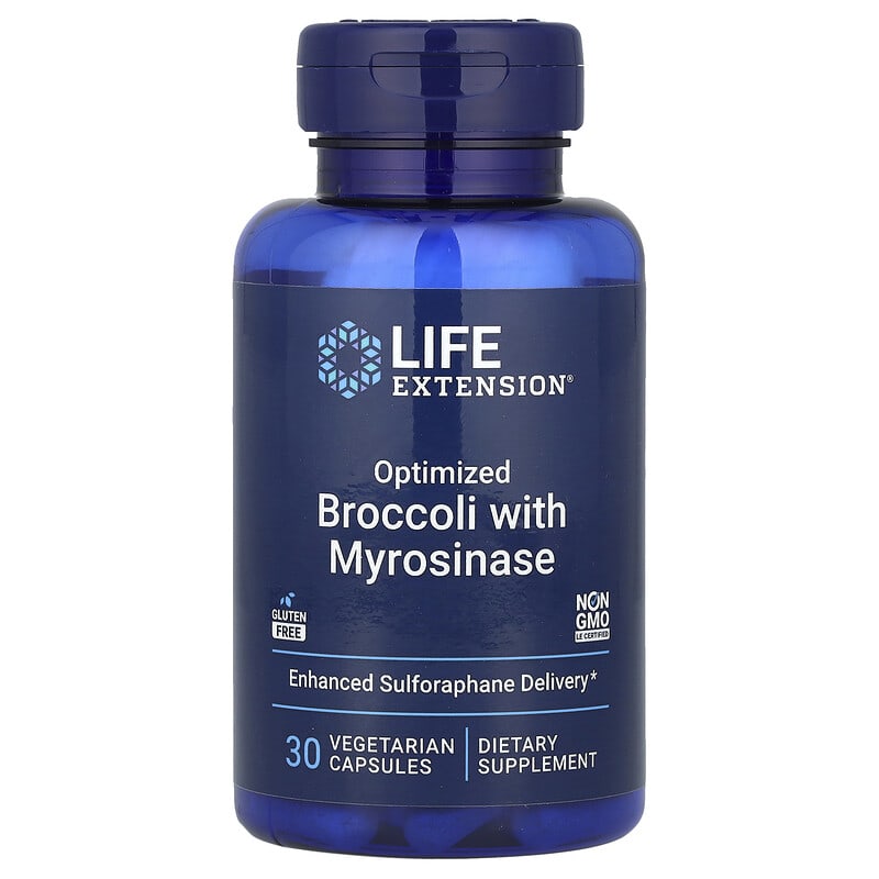 Life Extension Optimized Broccoli and Myrosinase