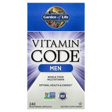 Load image into Gallery viewer, Garden of Life Vitamin Code® Whole Food Multivitamin for Men
