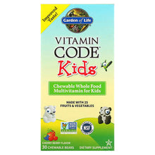 Load image into Gallery viewer, Garden of Life Vitamin Code, Kids Chewable Whole Food Multivitamin Cherry Berry
