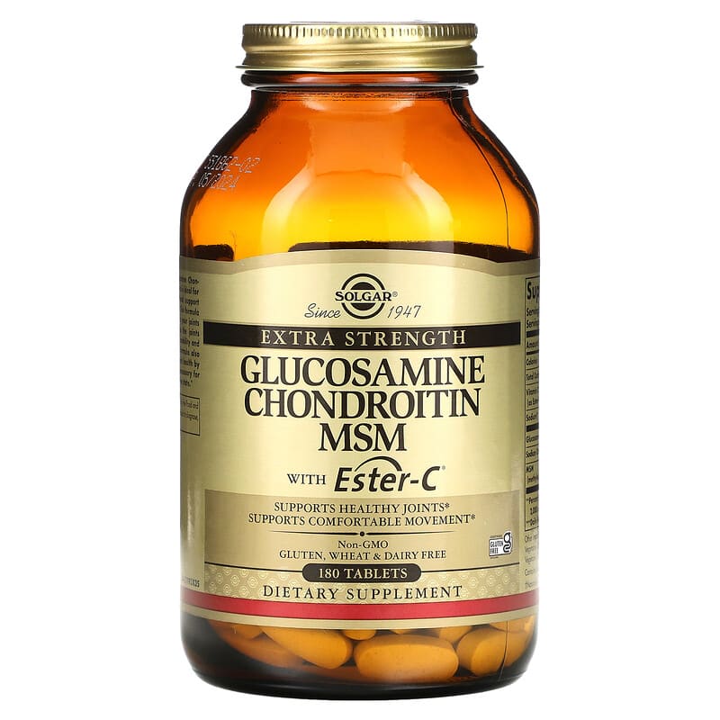 Solgar Glucosamine Chondroitin MSM with Ester-C