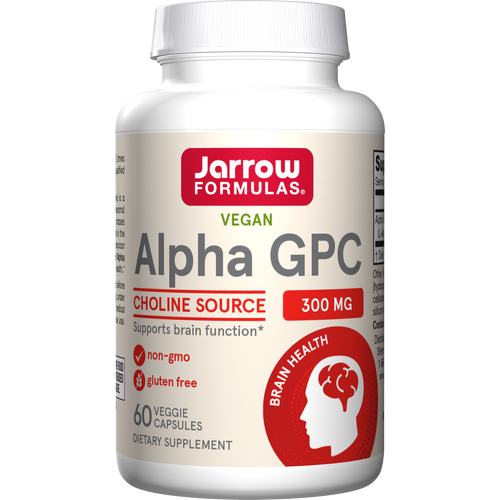 Jarrow Formulas Alpha GPC 300 m, 60 Veggie Capsules