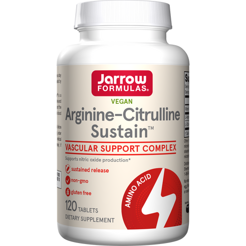 Jarrow Formulas Arginine-Citrulline Sustain™ 120 Tablets