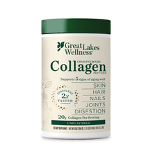 Load image into Gallery viewer, Great Lakes Wellness Collagen Peptides Unflavored 10 oz
