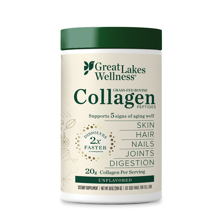 Great Lakes Wellness Collagen Peptides Unflavored 10 oz