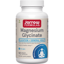 Load image into Gallery viewer, Jarrow Formulas Magnesium Glycinate 360 mg 90 Veggie Capsules

