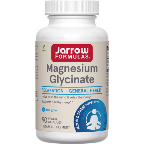 Jarrow Formulas Magnesium Glycinate 360 mg 90 Veggie Capsules