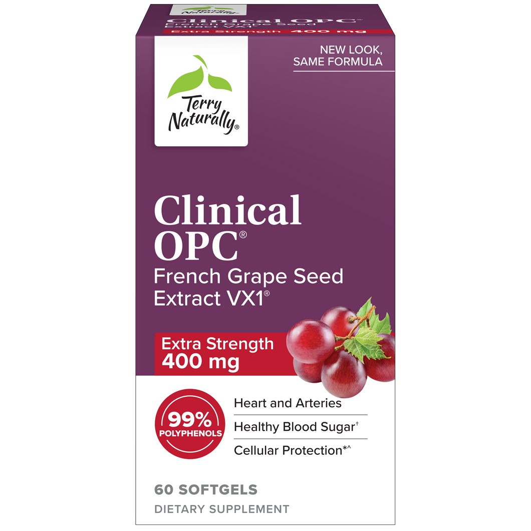 Terry Naturally Clinical OPC® Extra Strength 400 mg 60 Softgels