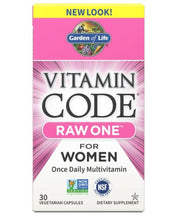 Load image into Gallery viewer, Garden of Life Vitamin Code® RAW One™ Once Daily Multivitamin For Women
